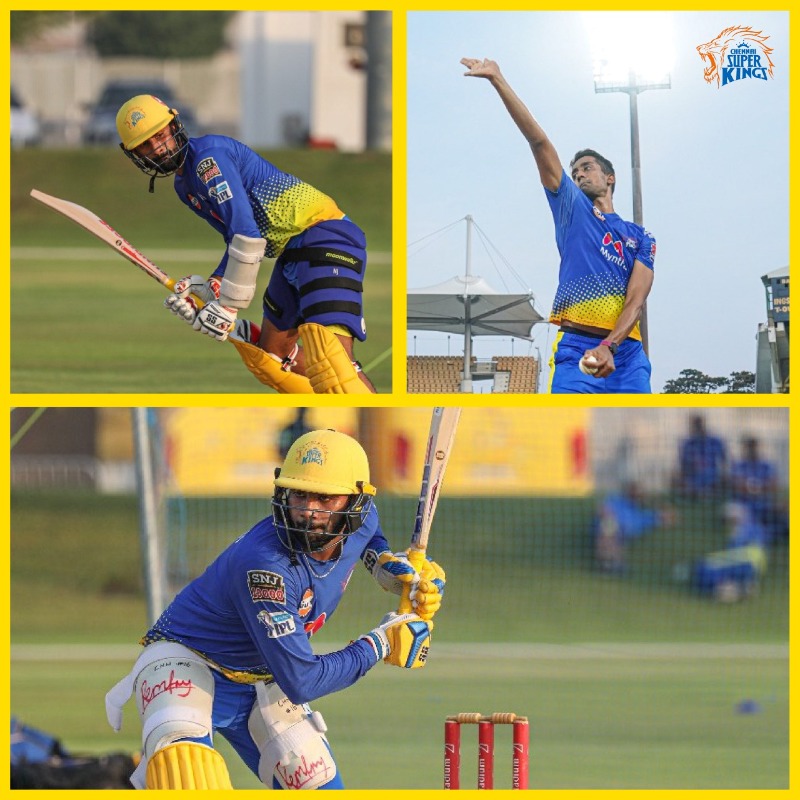 ChennaiIPL's tweet photo. Off to a good start! SAInsational spell in an important final 🥳
Whistles and #Yellove to Namma Pasanga &amp; @TNCACricket 

#SyedMushtaqAliT20 #WhistlePodu 🦁💛