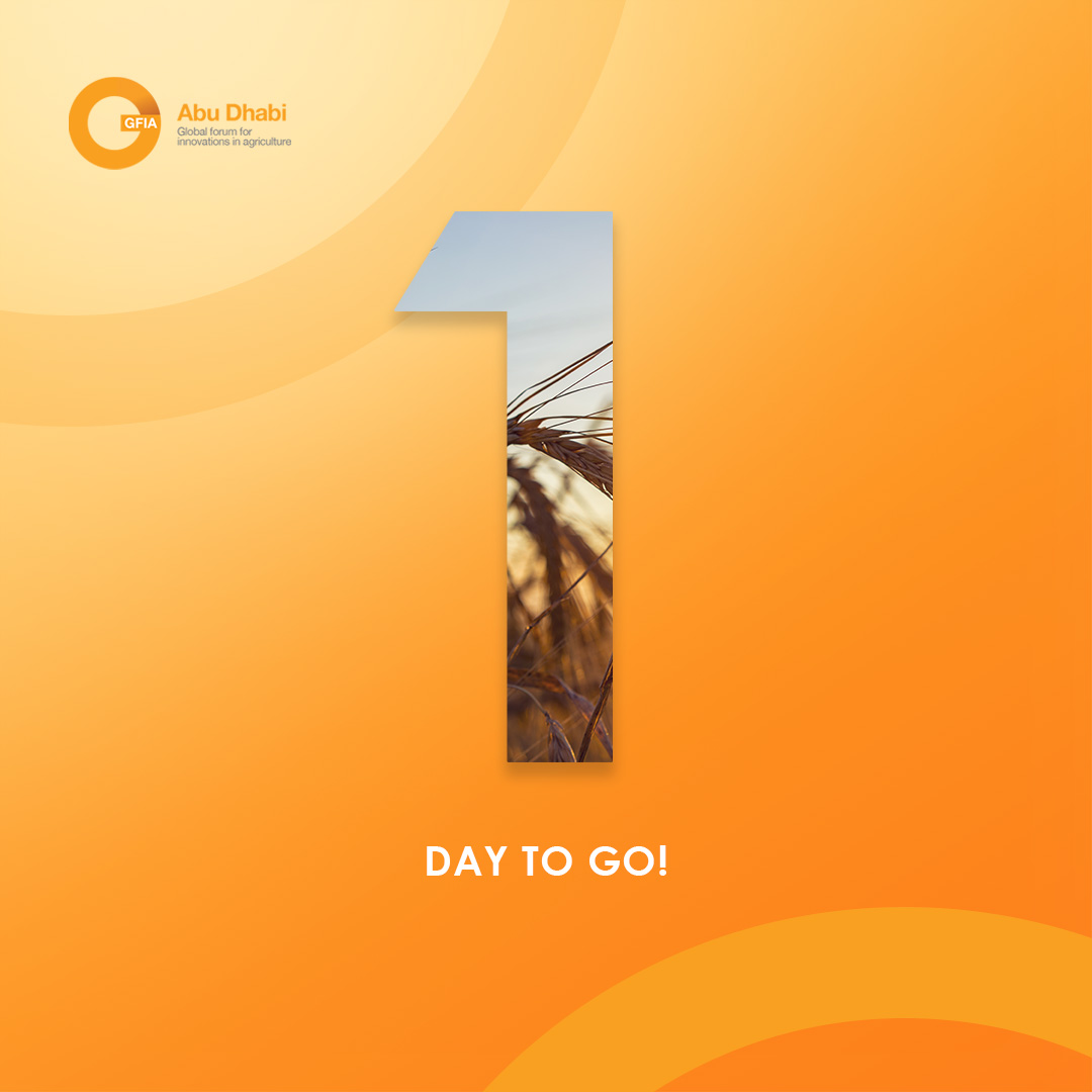 1 day to go until MENA’s largest agri-tech and food production sustainability show.

#Agtech #innovation #verticalfarming #hydroponics #foodproduction #agriculturalfarming #aquaculture