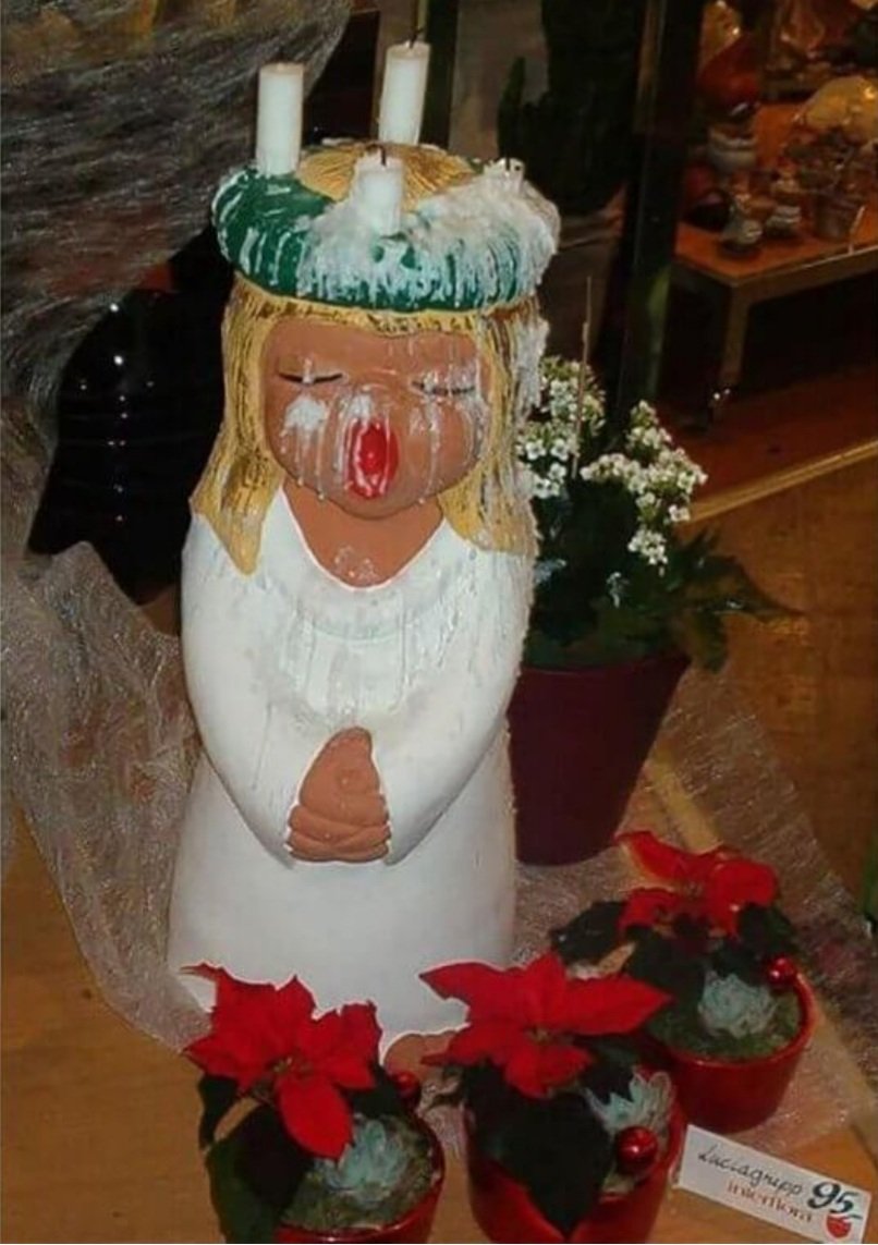Bet that angels name is Eileen.....,