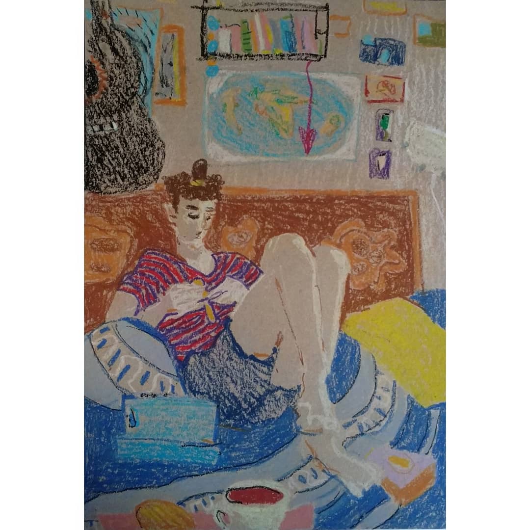 AnnesArts's tweet photo. Evening sketch "Home". Kraft cardboard, oil pastel, 30x40
#OilPastels #HomeGraphics #FamilyArt #CreationFun #AllDaysInArt #MyArtLife #ArtFun #Artist #Graphics https://t.co/OMfm52rnwT