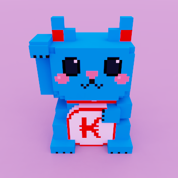 MekiCat's tweet photo. Who want this cute blue Metakitty? 
#NFT #Metaverse #MetaKitty #Kittcoin https://t.co/RhogiQhys7