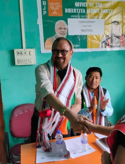 AlongImna's tweet photo. I on behalf of all the ranks and files of @BJP4Nagaland, congratulate Shri. @basu_damani &amp; Shri. @YepthomiBen as they take up their new responsibilities as State Vice Presidents of BJP Nagaland.

@NalinSKohli @JPNadda @blsanthosh @AjayJamwalNE  @narendramodi @abhaygiribjp https://t.co/zqs0EKOZfv