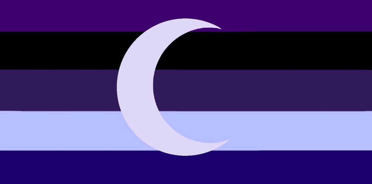 flocksys's tweet photo. introducing Lunoric! a gender relating to the moon, the night sky, the color purple, and magic! below is the flag and some alternate versions as well (big thanks to @shoes_doodles for it, i couldn’t do it without lyr!) #xenictwt #xenogender #xenogenders https://t.co/FTHgxnKV5n