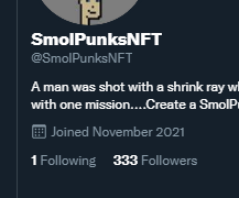 SmolPunksNFT tweet media