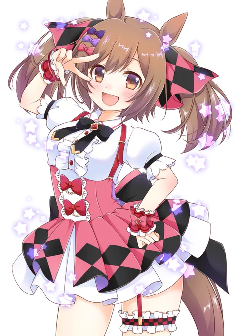#いいツインテールの日 #ウマ娘 
お!そっか、今日!!
めっちゃ良い日だな!!✨ 