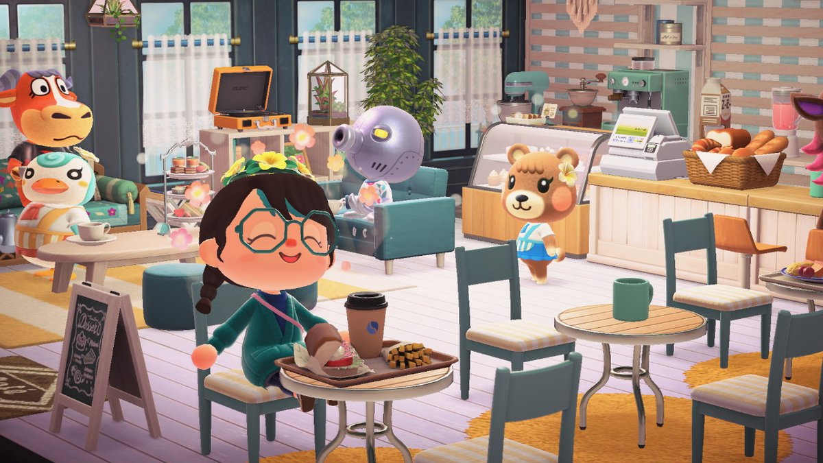 AmandaRuthAC's tweet photo. Realized I never shared my cafe!
#acnhupdate #happyhomeparadise #acnhhhp #AnimalCrossing #ACNH #NintendoSwitch https://t.co/XdaiFLshnr