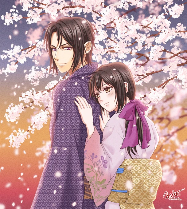 #11月22日薄桜鬼いい夫婦の日
#22日は土千の日
鬼だって、こうやって支え合えば、文字通り「人」になれるんですよ(だからずっと長生きしてください) 