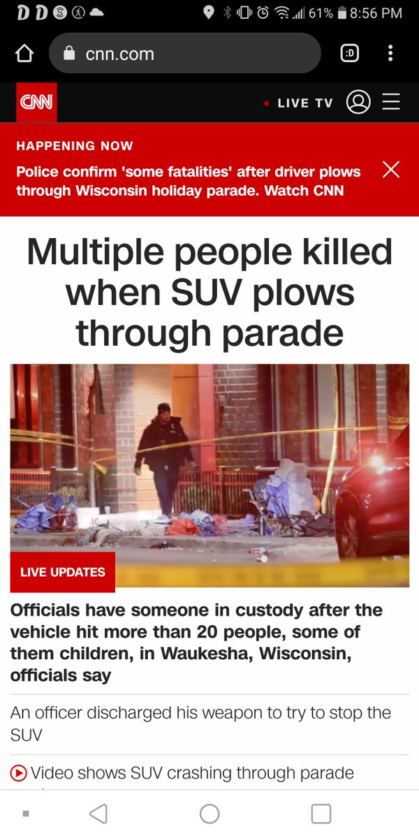 jercummins's tweet photo. @Bleu1957 Literally the front page of CNN for the past several hours... https://t.co/xVTkUBeUZ1