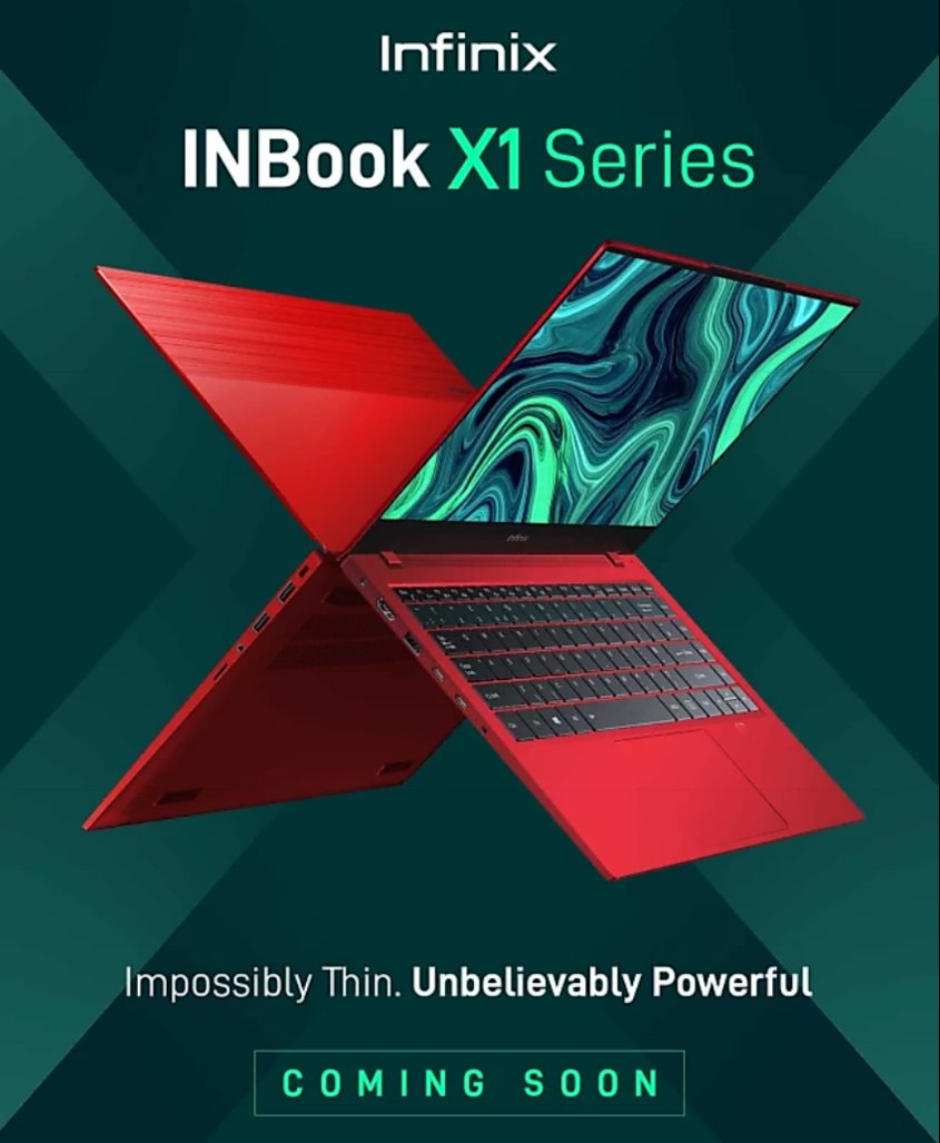 MobNfo's tweet photo. Infinix INBook X1 Series laptop launching soon in India
• Full Metal body
• 1.48kg of weight
#Infinix #INBookX1 #Flipkart #India https://t.co/LnVzFp3Phx