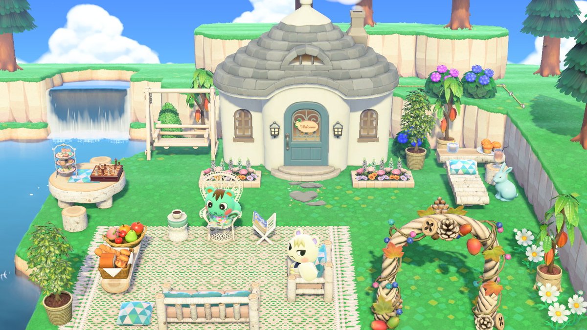 AmandaRuthAC's tweet photo. I'm super proud of Mint &amp; Marshal's vacation home!

#happyhomeparadise #acnhupdate #acnhhhp #acnhdesigns #AnimalCrossing #ACNH https://t.co/ZF342swJWC