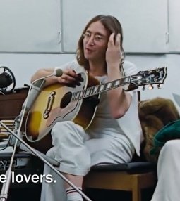 ceofjohnlennon's tweet photo. baby moving his hair to see better https://t.co/9PQ3VhiDJd
