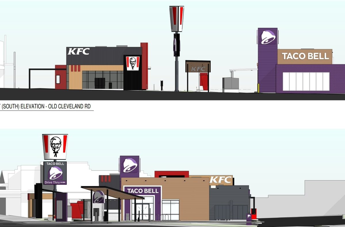 ConsultPlanning's tweet photo. Did someone say KFC? Today we received approval for KFC and Taco Bell at Coorparoo. 🍗🍟🌯🌮🍺 https://t.co/13dmPInypA