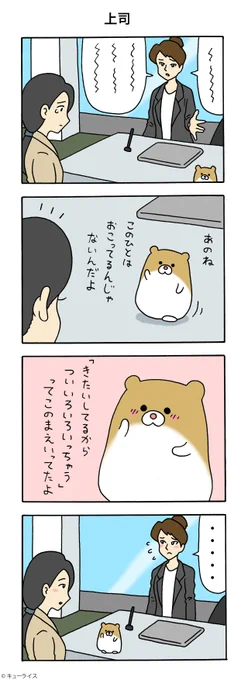 4コマ漫画けなげちゃん「上司」https://t.co/Phl82WWXIC

#けなげちゃん #キューライス 