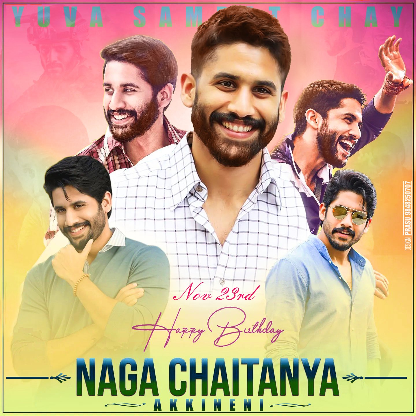 Happy birthday YUVASAMRAT AKKINENI NAGA CHAITANYA... ,,,    