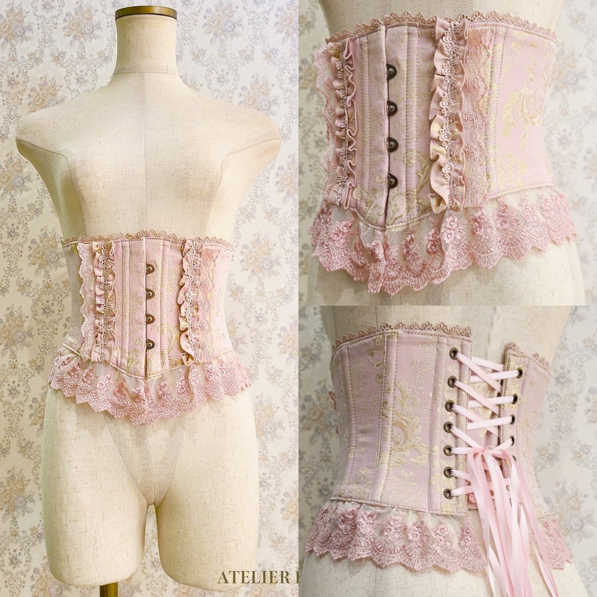 ATELIER PIERROT フリルショートコルセット Frill Lace Short Corset by Atelier Pierrot