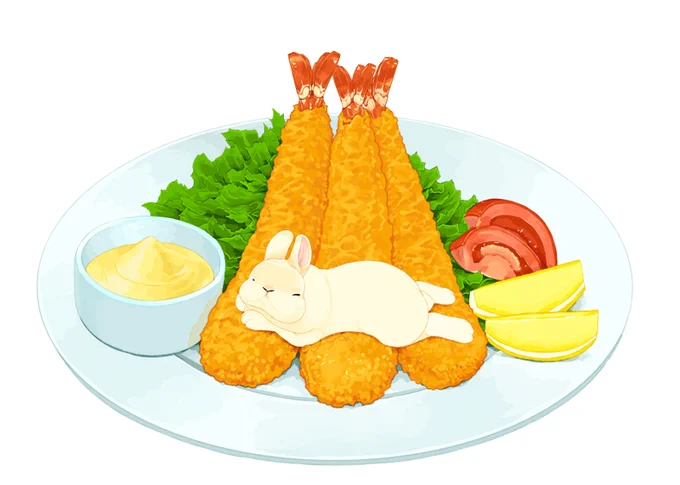 ツインテールはエビの味
要するに美味しいエビフライの日ですね
#いいツインテールの日 