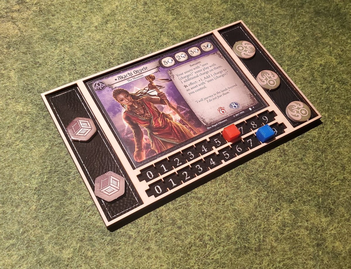 SweetHeadlock's tweet photo. Thanks for the kind words! ★★★★★ "Really good quality, the cards fit in nicely and it really helps with the playing experience. I needed some better organisation when playing and this helped a lot!" Mollie C. #arkhamhorrorlcg #boardgame #cardgame https://t.co/4LOUXDMssK https://t.co/EnHMlIsLC2