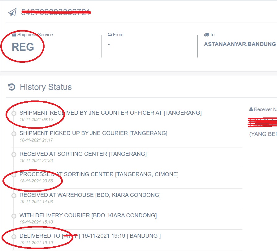 Saya hrs berpikir ulang utk menggunakan layanan YES JNE lagi, krn yg membedakan dgn layanan REG #JNE adalah tarif harga. Paket diserahkan ke counter pagi hari, tp baru diberangkatkan dini hari &amp; sama2 diterima ditujuan malam hari #ConnectingHappiness #TemanJNE #JNE31Tahun #Kecewa