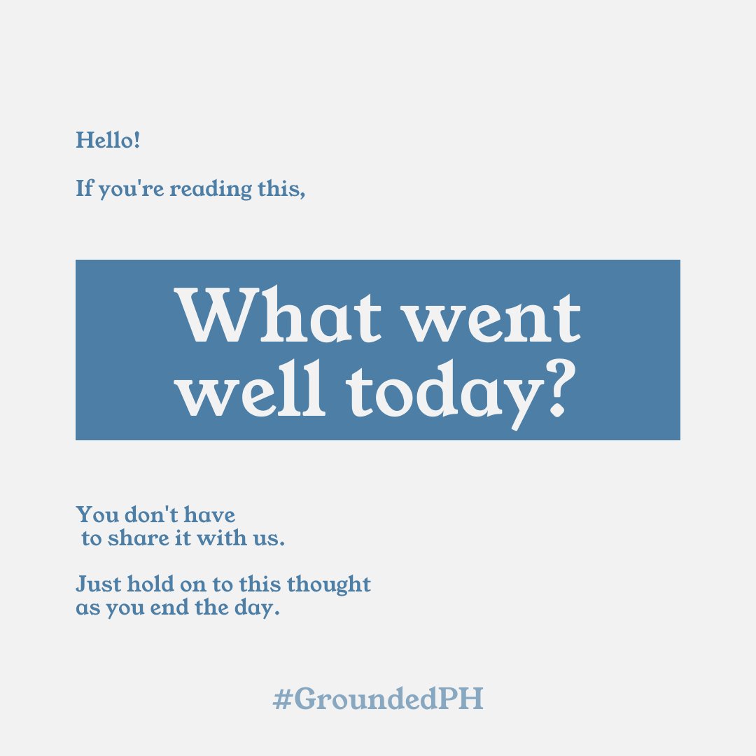 GroundedPh's tweet photo. Even if things might seem gloomy, there’s always a good thing we can be thankful for today. 🌈

Acknowledge the bad, but find a reason to smile at this very moment. 🌼

Let us all end our day with a positive note. 🌞🙏

#gratitude https://t.co/Ux9wy25yur