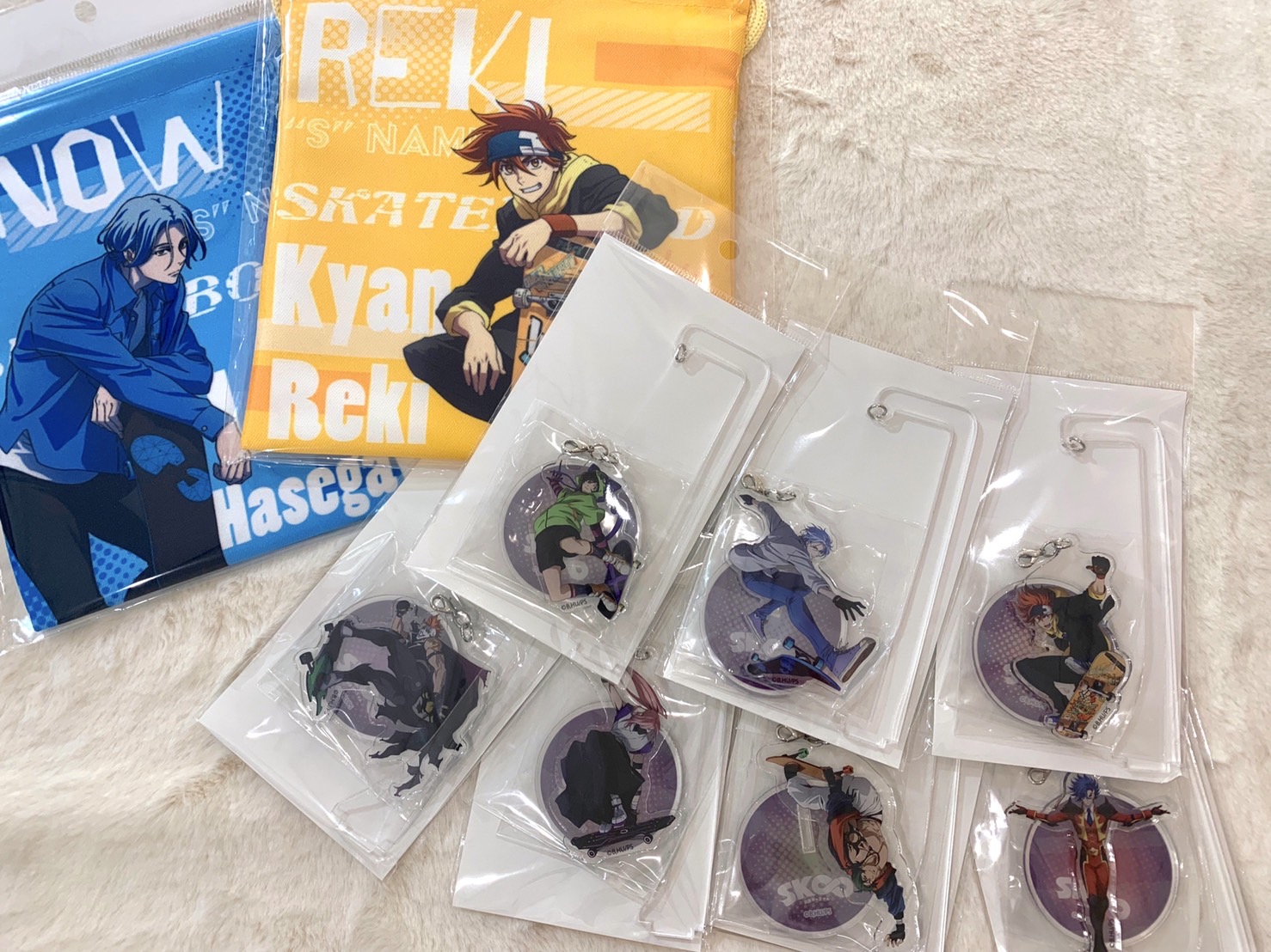 むにゅぐるみパティオ 名古屋近鉄パッセ店 新商品情報 Sk エスケーエイト商品が店頭販売開始しております 感動が蘇る場面写アクリルブロック たっぷり入るエコバッグなどが登場 対象のお客様にはランダムでノベルティのプレゼント 近鉄