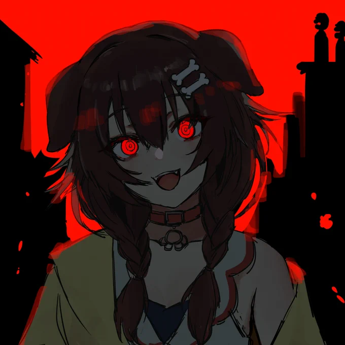 #できたてころね #邪神ころね 落書き 