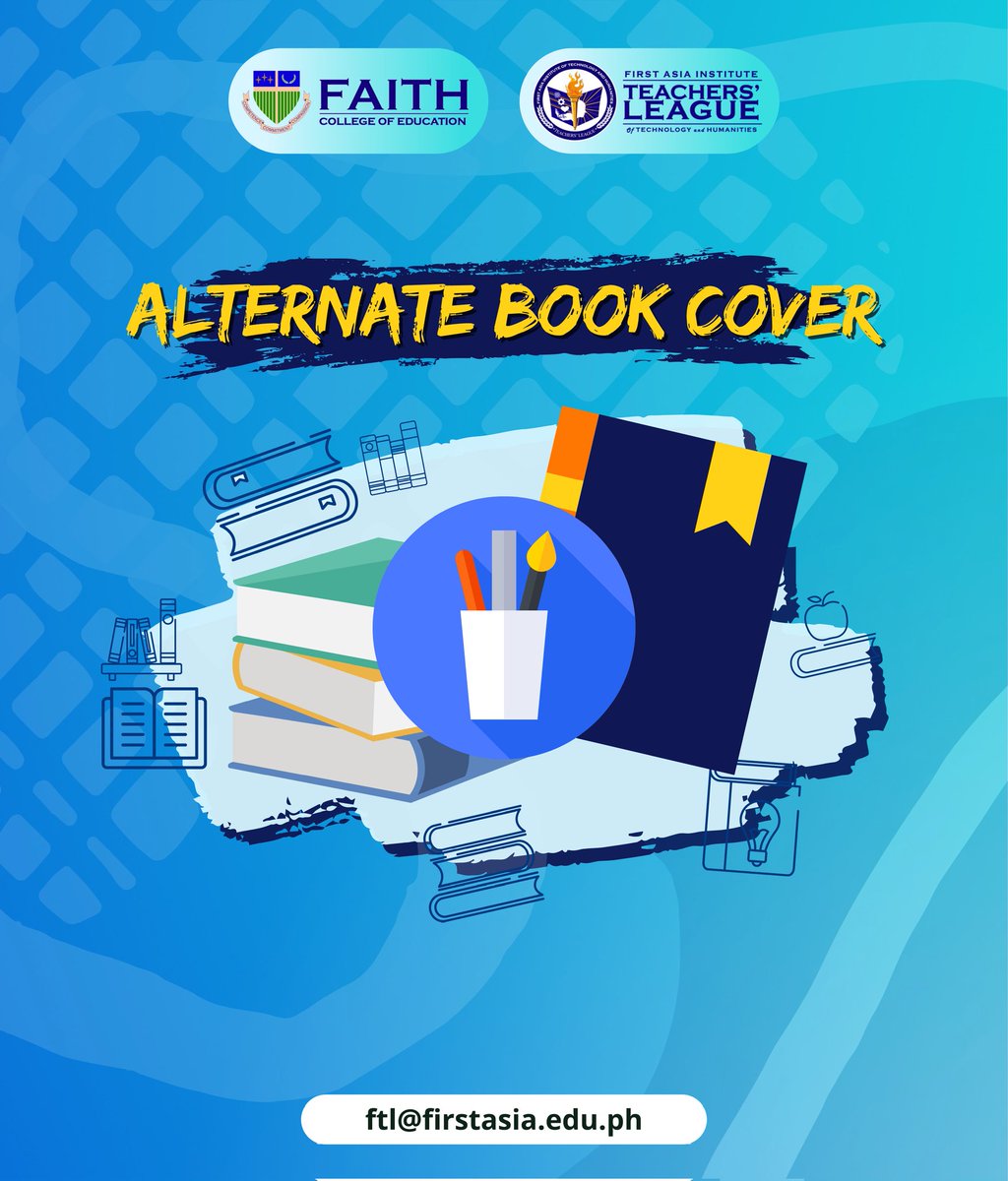 faithtlofficial's tweet photo. ALTERNATE BOOK COVER

• Participants will have to come up with alternate book covers from their pre-selected books.

#NationalReadingMonth2021
#FAITHCoEd https://t.co/A3F6UnEAUB