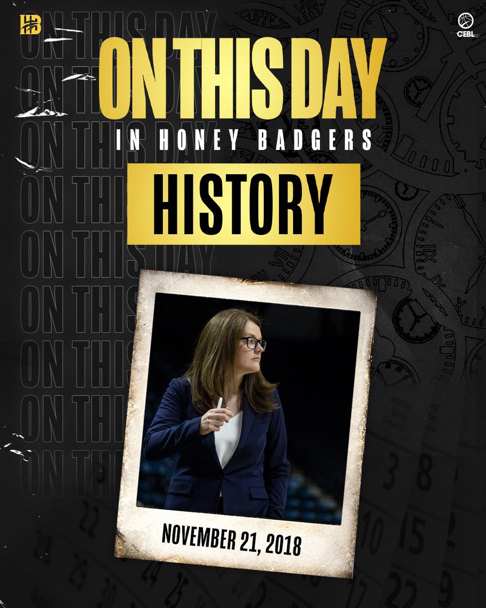 3 years ago today, Chantal Vallée was named the first Head Coach and General Manager in Honey Badgers history ✍🏻

She became the first woman in the history of men’s professional basketball anywhere in the world to hold both roles simultaneously 🏀