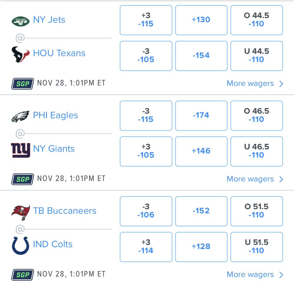 HammerDAHN's tweet image. Early NFL Week 12 lines @FDSportsbook
