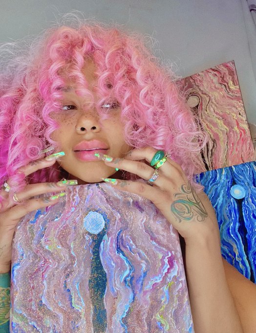 Bish I&rsquo;m back on only fans - @ jadelaurice  painting &hellip; thirsting .. all that good shit 🎨💖 #onlyfans and<a href="/tag/onlyfans"class="tags"><span>#onlyfans</span></a><a href="/tag/freesubscription"class="tags"><span>#freesubscription</span></a>