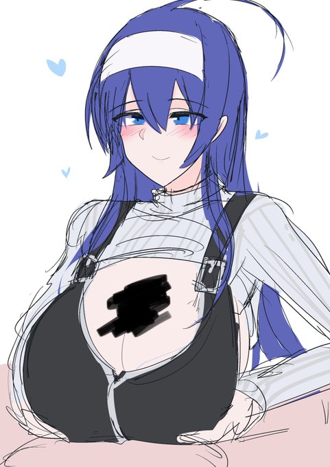 NSFW 
寝る前に描いてたオリえっちラフ
wip(?) 