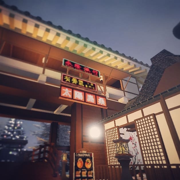 TDevMega's tweet photo. A small Japanese town that looks forward to the beautiful Christmas season! ✨🎄
#RobloxDev #robloxdevrel #robloxstudio #roblox #japanese https://t.co/jGO3L3k1I6