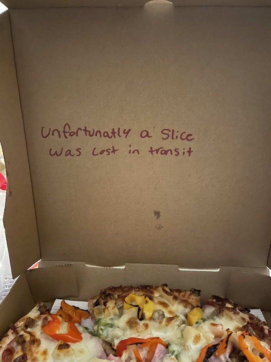 Mitchell_AB's tweet image. When you order pizza from the place where your kid works…