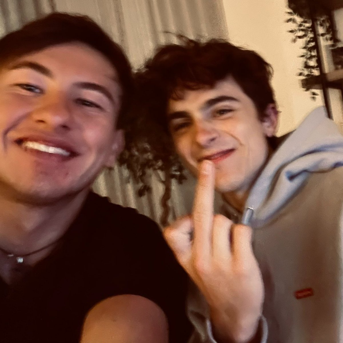 hourlychalamet's tweet photo. timothée chalamet and barry keoghan https://t.co/2rgkpxf2wT