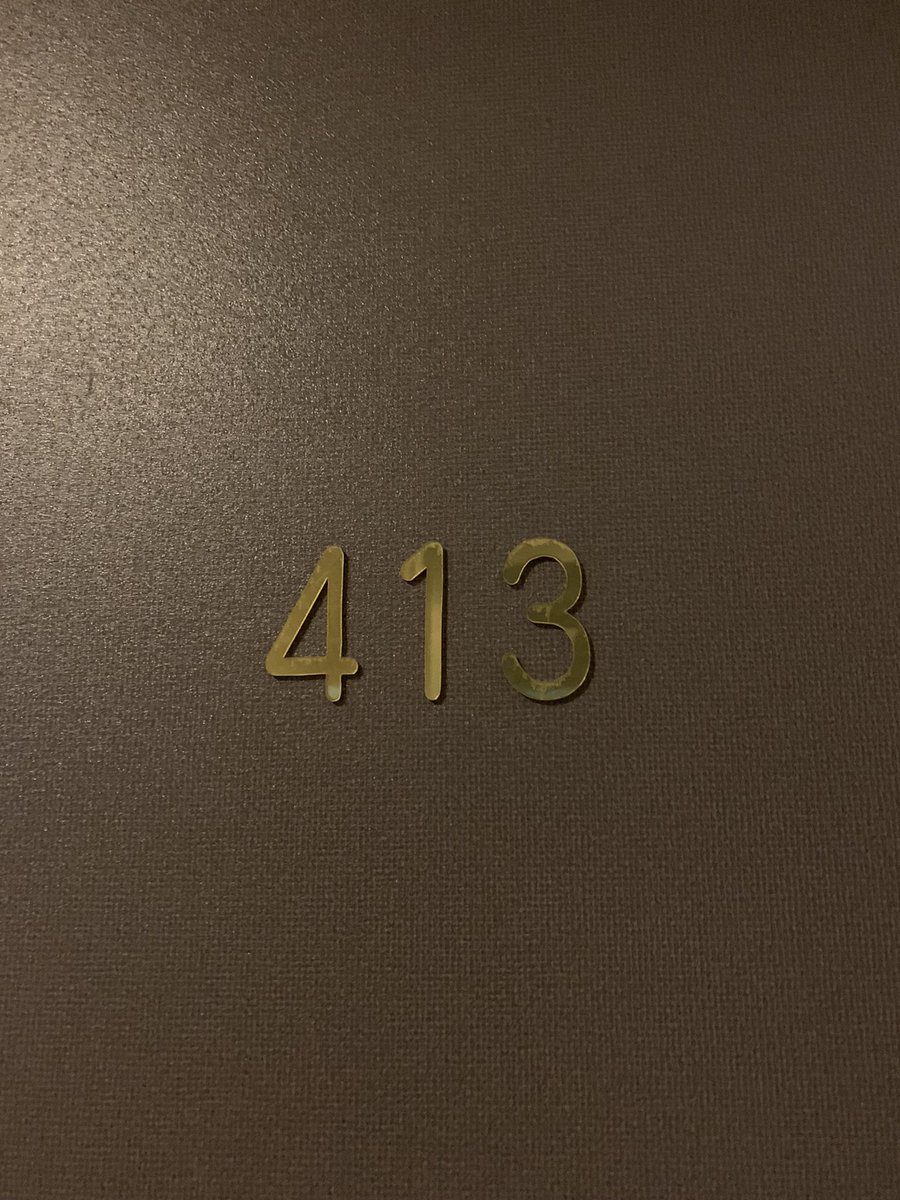 hohoka1212's tweet photo. 先週、実家の家と恒例の旅行へ😊
泊まった部屋の番号が「413」だったから思わず撮ってしまった(笑)
#413man
#横山裕 https://t.co/qhRx2LVPMl