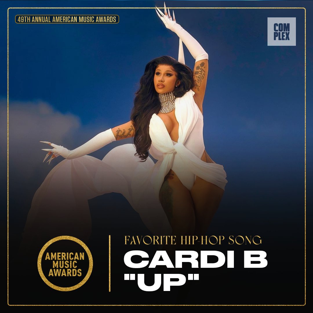 Congratulations <a href="/iamcardib/">Cardi B</a> for winning the favorite HipHop Song "UP" okuuuurrrrt! So proud of you my Belcalis!