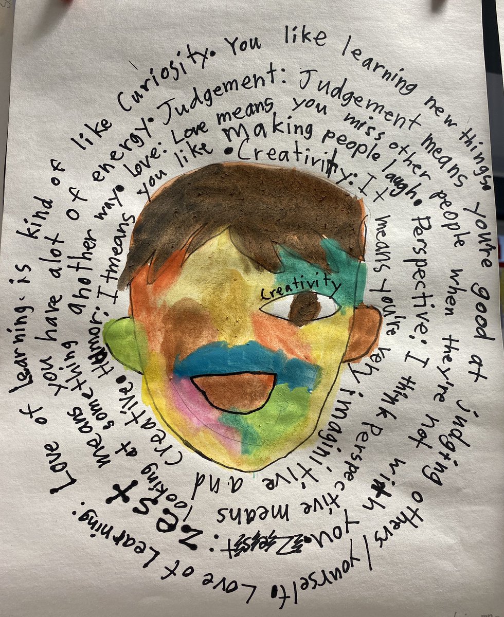21stcenteducat's tweet photo. The wonderful thing about visiting classes is that you get to see things that students have done that you’ve never seen or thought of before. @NicoleO45211874 thank you! #searchframework #strengths #characterstrengths @VIAstrengths @ProfLeaWaters https://t.co/IGOINPVc2A