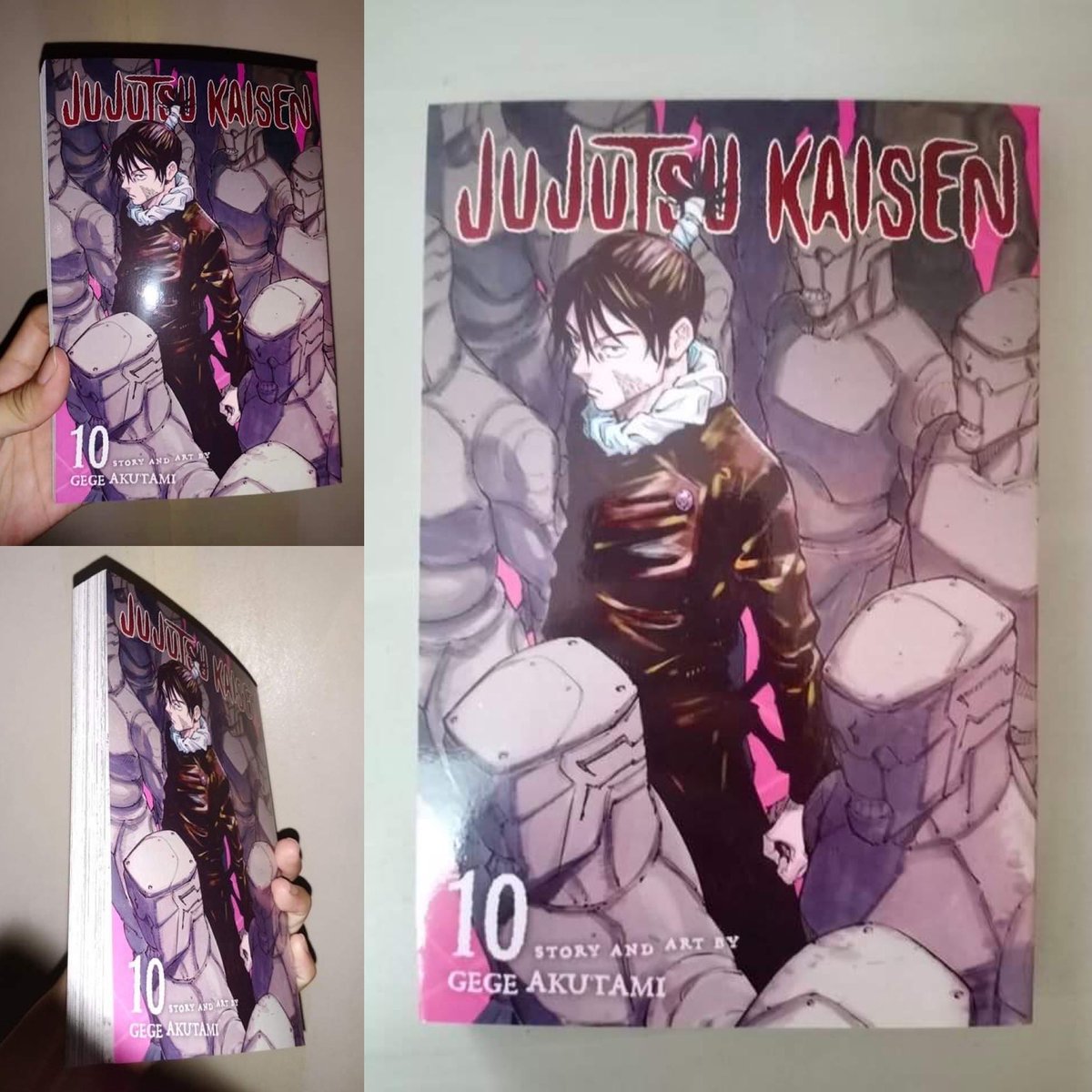 madebyshrek's tweet photo. [PLS HELP RT]
*helping a friend

WTS/LFB - On Hand

✨ JJK Manga Vol 10 - ₱400 + sf
✨ JJK Manga Vol 11 - ₱400 + sf 
🔥 Both - ₱700 + sf

***All good as new, pls refer to the photos below.

loc: Makati City
🏍lalamove/ggx (metro manila)
🚚ggx (provincial *no sco) https://t.co/S0dHb51rU7