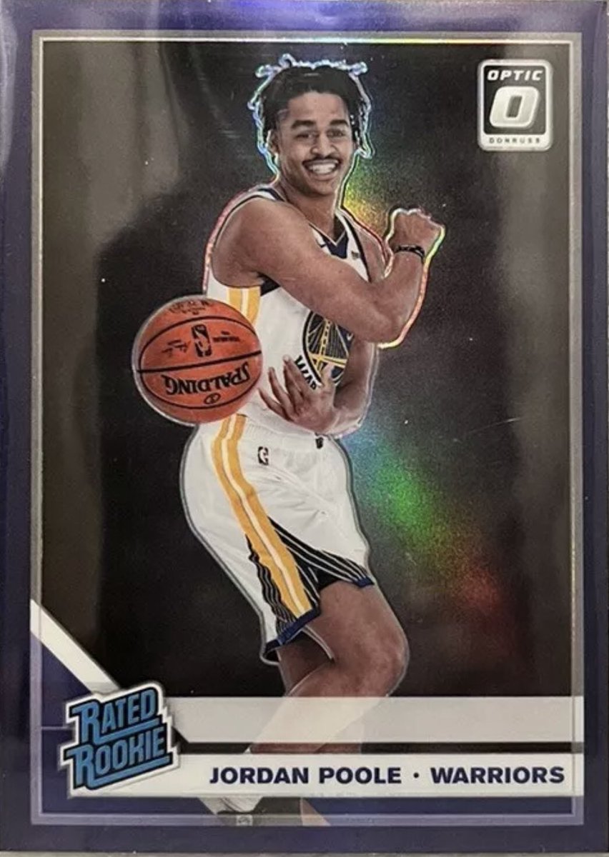 ProperCards's tweet photo. Jordan Poole is straight ballin this season. This kid is a great complement to Steph and eventually Klay! https://t.co/DAOv8QQowv