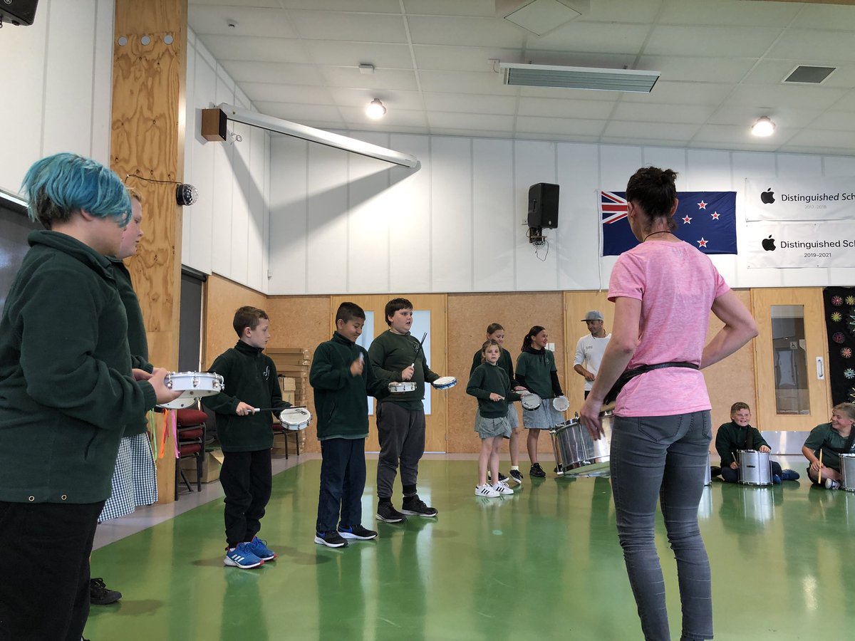 koru4bromley's tweet photo. What an amazing day!!! Starting off with breakfast and goodies courtesy of @crusadersrugby. 
Followed by our first Samba session with the CSO, jellybeans music and then a performance by the CSO at the end of the day! We are so grateful! #bromleyschoolnz https://t.co/0LITTGbzUg