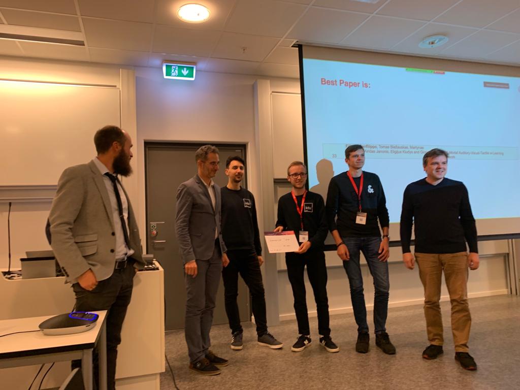 RoboticsMDPI's tweet photo. 📣Congratulations to Filippo Sanfilippo's team for winning the Best Paper Award in #Robotics at the 4th International Conference on Intelligent Technologies and Applications (#INTAP 2021)!

👉See more in the video: https://t.co/fvgixfT78J https://t.co/U0OnTHqgS7
