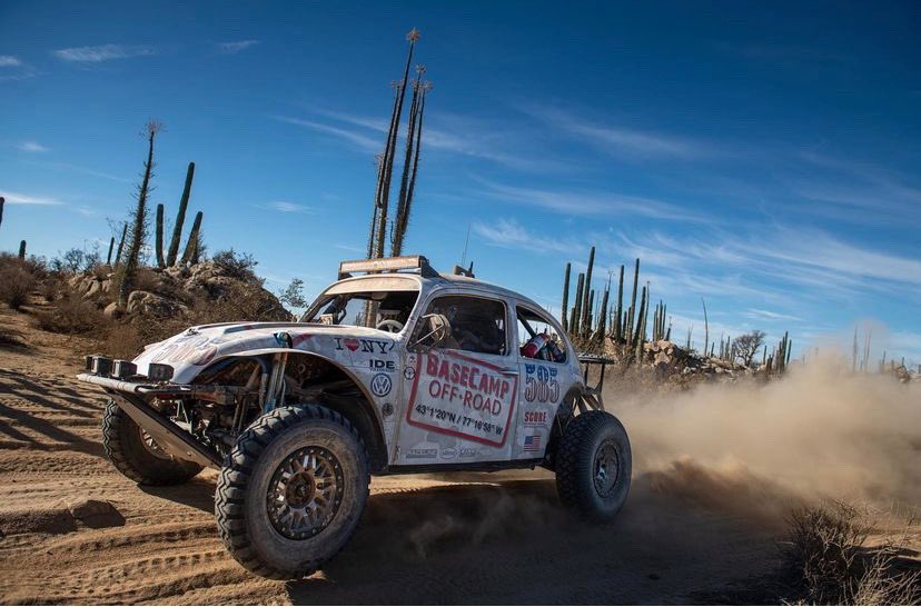 Sheriff_Baxter's tweet photo. 3 time’s a charm; 63 hrs 47 min to travel 1227 miles in the worlds toughest off road race. Crashes, broken parts, digging, pushing, mountains, rocks, dirt & “SILT” in a VW, 4 cylinder, 2 wheel dr! Now we are Baja 1000 Finishers! Congrats to Matt for building car & team! #team585 https://t.co/lTLXp4As20