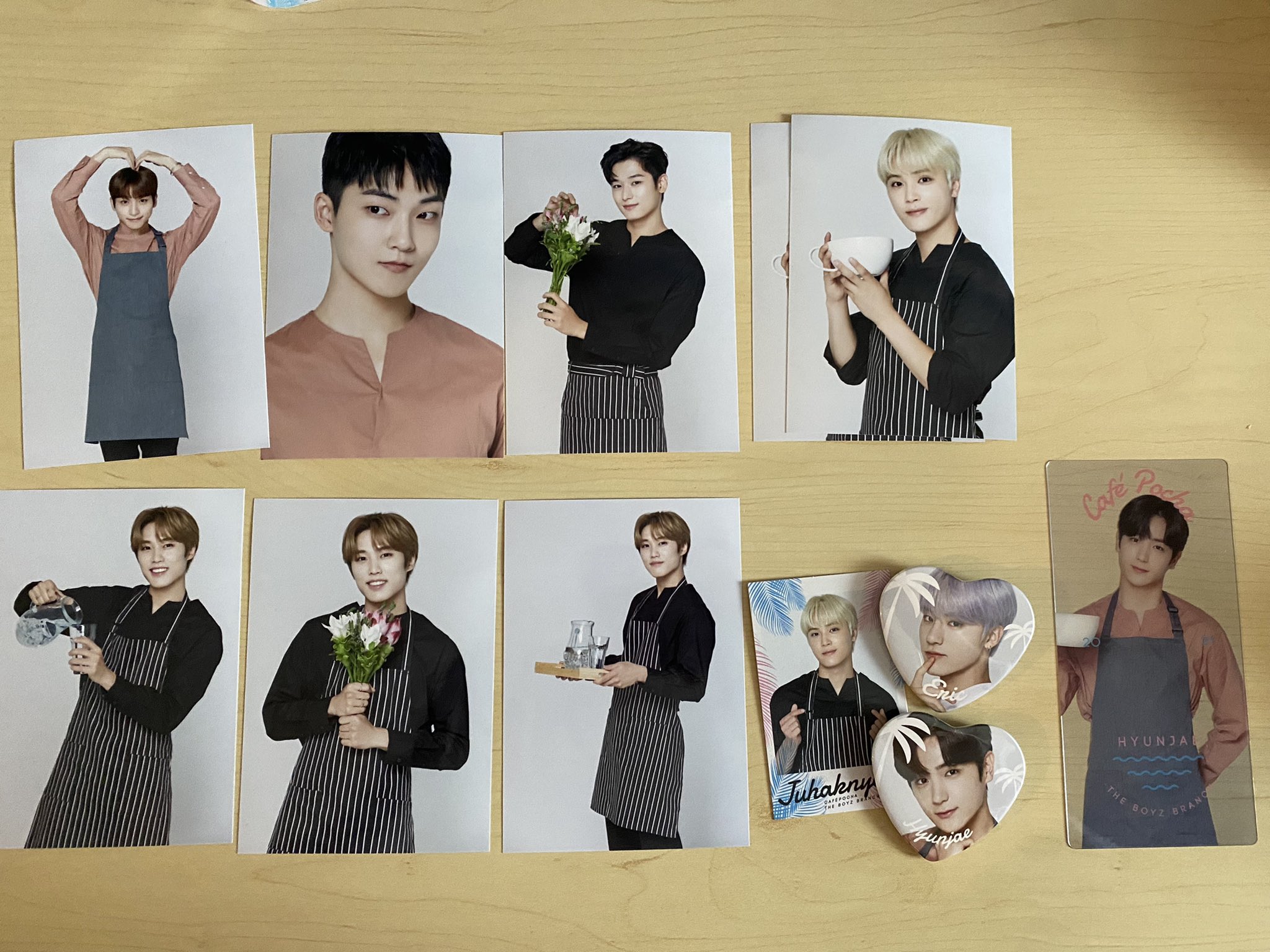 THE BOYZ ドボイズ ドボ ヒョンジェ カフェ トレカ THE BOYZ ドボイズ ドボ ヒョンジェ カフェ トレカ THE BOYZ ドボイズ