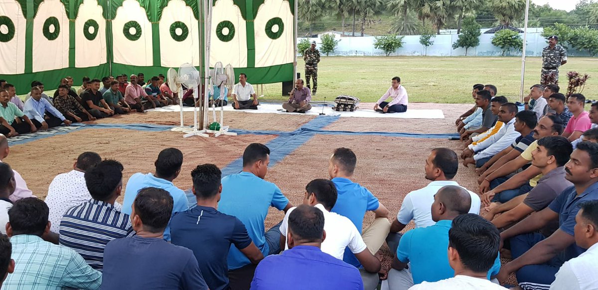 A simple but effective way of Grievance Redressal and Stress Management in the form of "CHAUPAL" has been initiated in CRPF...
Officers and men sit informally and discuss their personal and professional problems...
<a href="/crpfindia/">🇮🇳CRPF🇮🇳</a> 
<a href="/HMOIndia/">गृहमंत्री कार्यालय, HMO India</a> 
<a href="/PMOIndia/">PMO India</a>