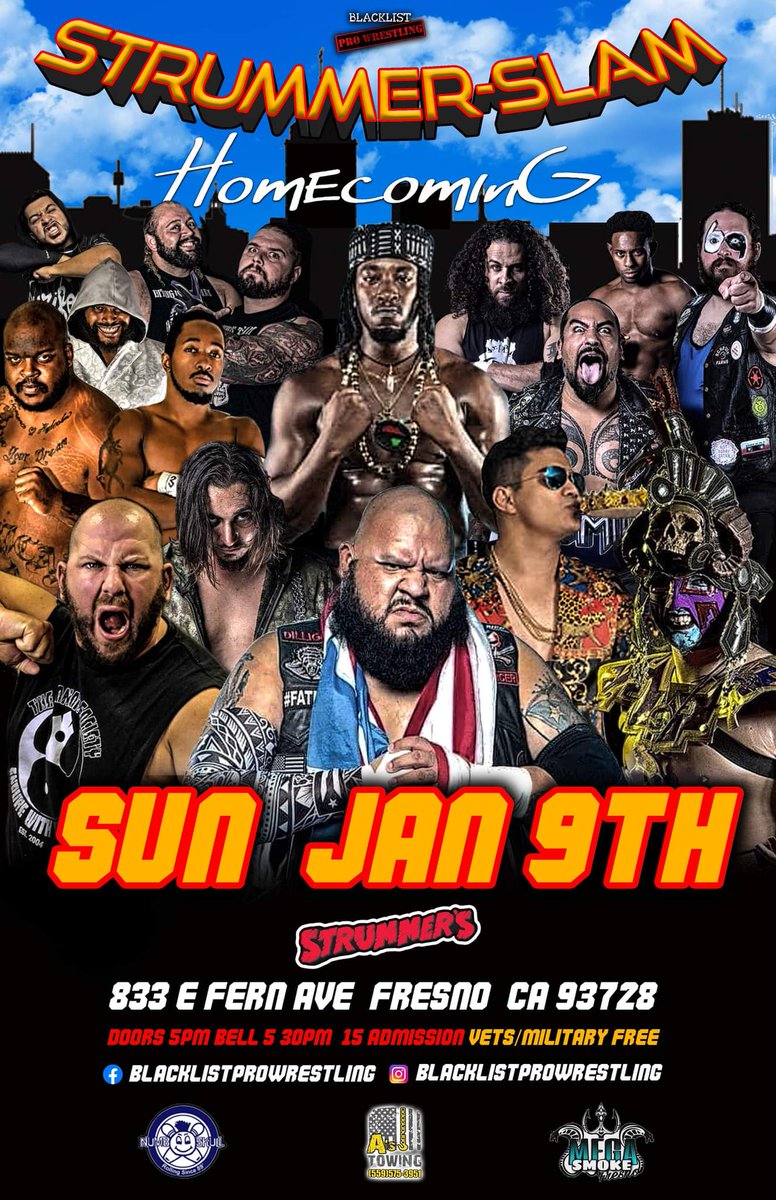 wpolson88's tweet photo. Myself and the Collectors return to @StrummersFresno Sunday Jan. 9th @BlacklistPro and dominate the whole F'n scene!!! #WWESurvivorSeries #WWE #AEW #RingofHonor #ImpactWrestling #Fresno https://t.co/XnPtRqQLy4