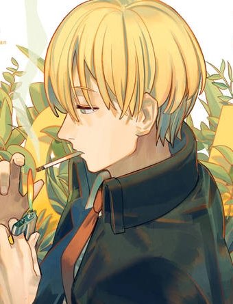 もらいタバコのジーンのtwitterイラスト検索結果