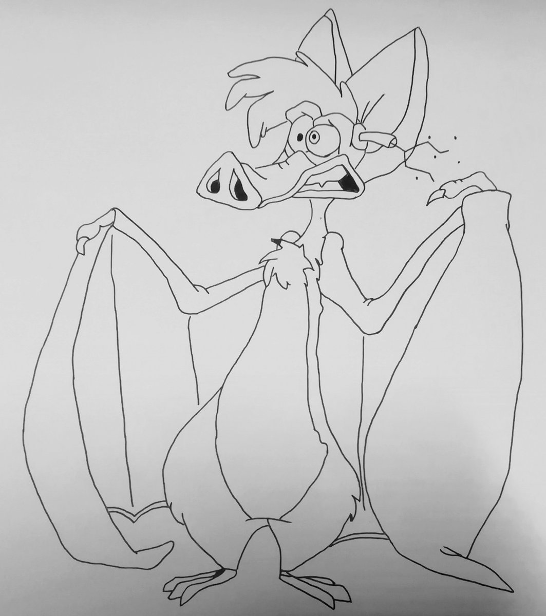 Born_Confused_'s tweet photo. Doodles. #FernGully #BattyKoda #RobbinWilliams 🥰 https://t.co/apRVjtAjaJ
