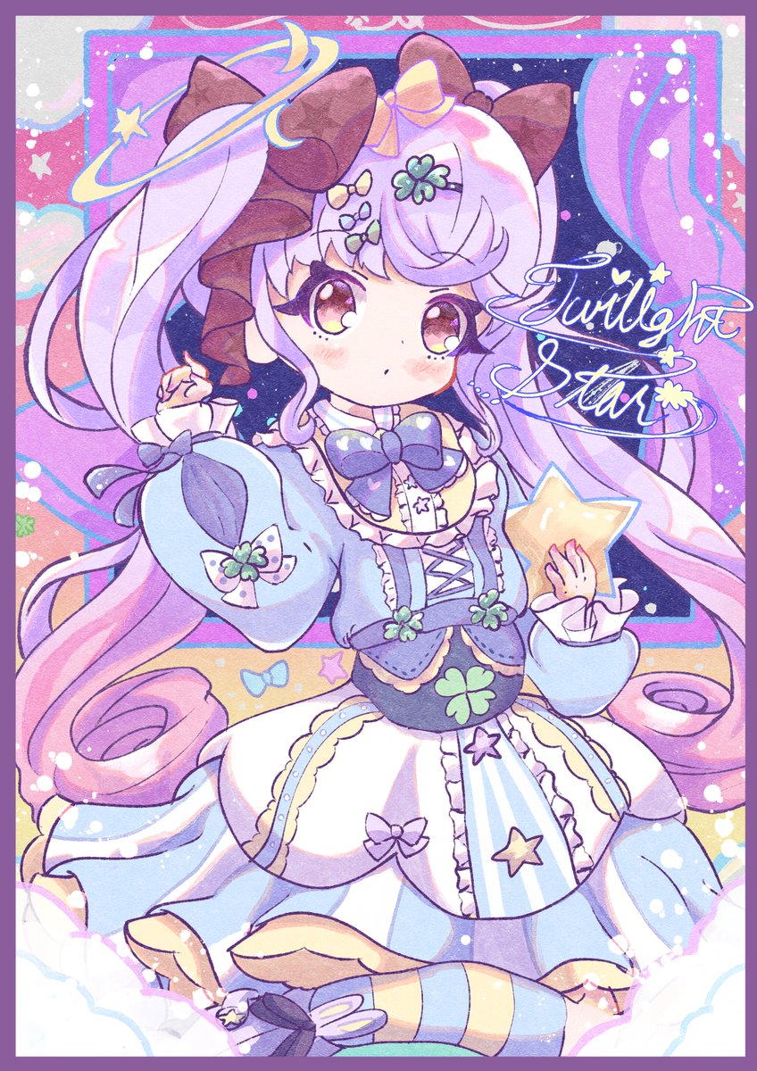 いいツインテールの日 ゆめかわなイラストとよく合う ロ ੭ こた猫 2 コミティア139b 12bのイラスト