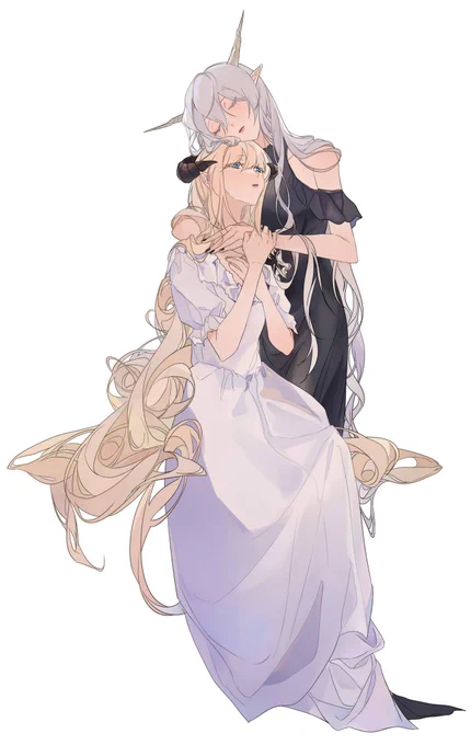#アークナイツ
#明日方舟
黑白恶魔 