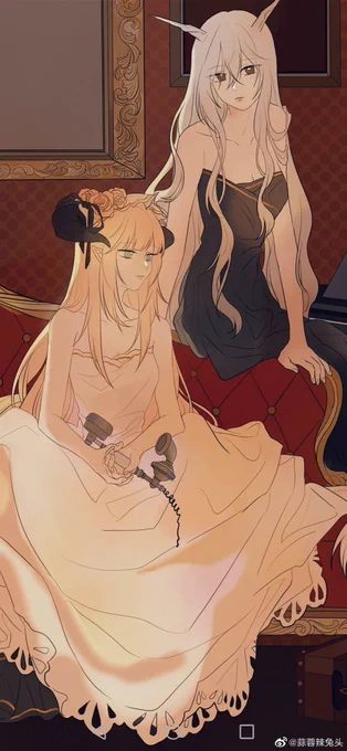#アークナイツ
#明日方舟
黑白恶魔 