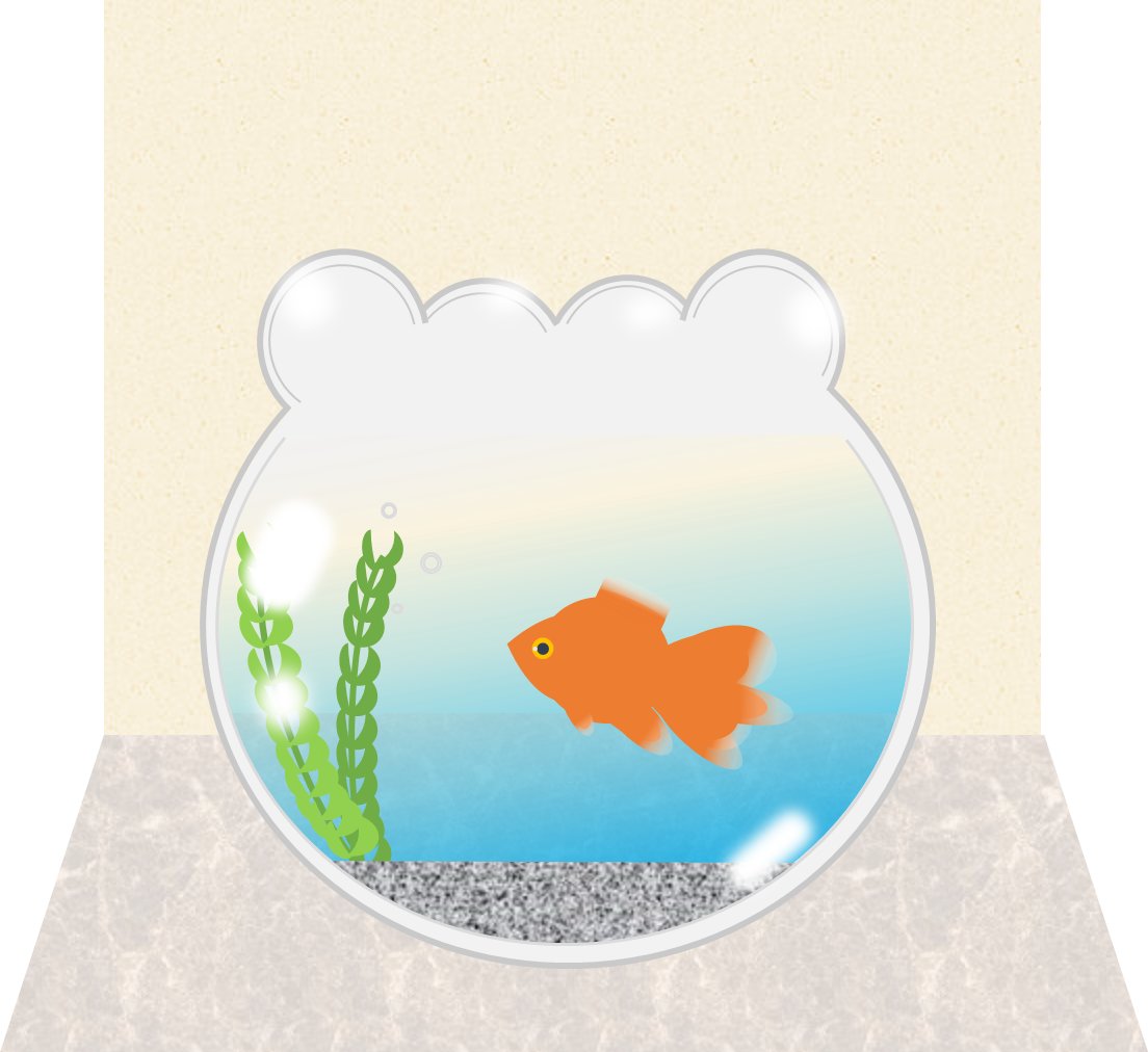 aicareerv's tweet photo. スタッフの横山です。
Wordの図形で描いたイラストです。
＊その中で水の生き物を紹介します＊
#Word #イラスト #海 #青 #アクアリウム #生き物　
#パソコン教室 https://t.co/iz50ayhd1O